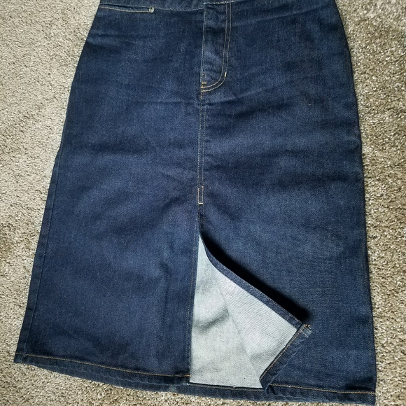 Gap denim highwaist pencil skirt - Picture 4 of 4